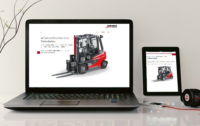 conduct online forklift training on pc