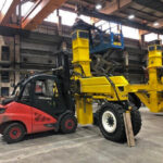 combilift assembly linde forklift lifts yellow combilift