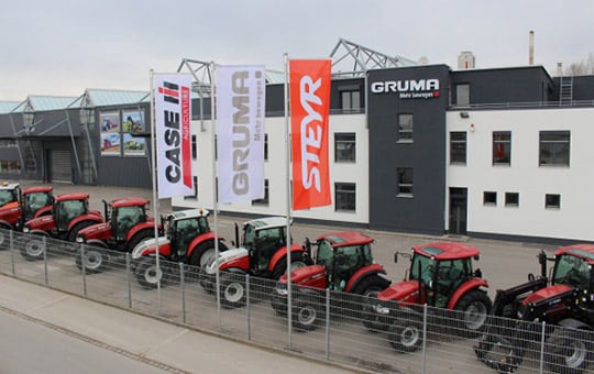 Exterior view of Gruma Nutzfahrzeuge GmbH agricultural technology division in Friedberg