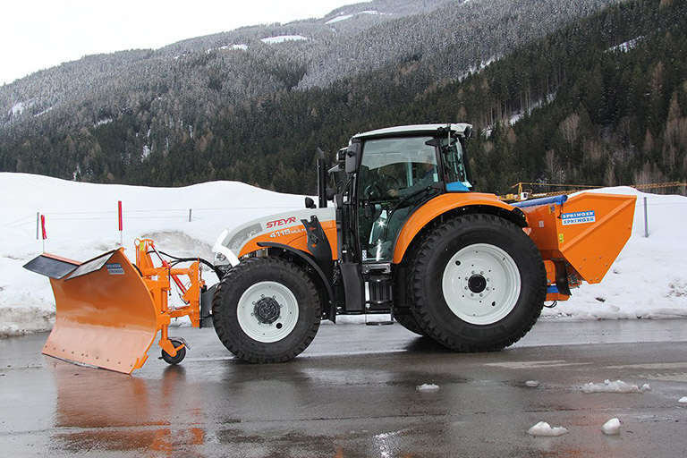 Header image Springer attachment gritter and snow plow
