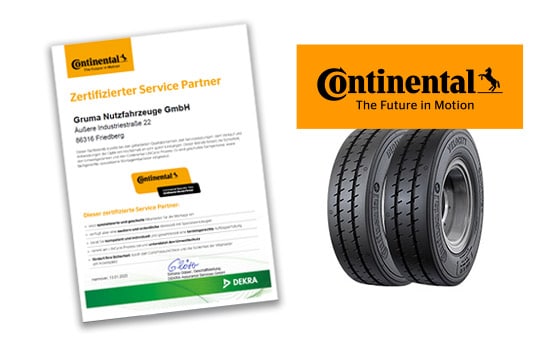 Continental Service Partner Certificate