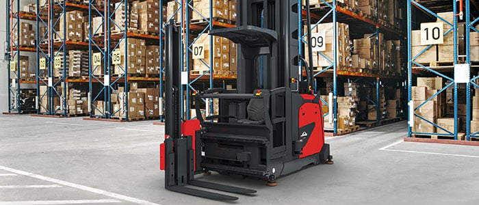 K-Matic semi-automated order picker in operation