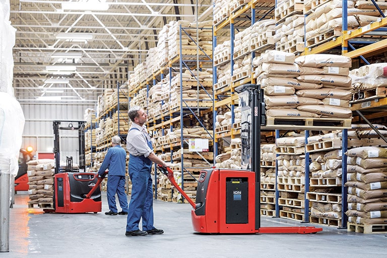 Header Linde High Lift Truck L16 with Lithium Ion Battery