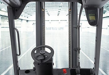 Linde Forklift Cockpit
