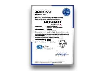 Environmental Management GRUMA Certificate 22