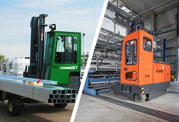 Preview Dimos Multidirectional Stacker and Combilift Four-Directional Trucks