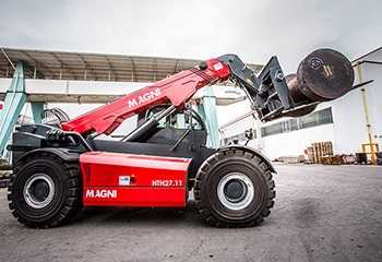 Preview Magni HTH heavy duty telescopic forklift red