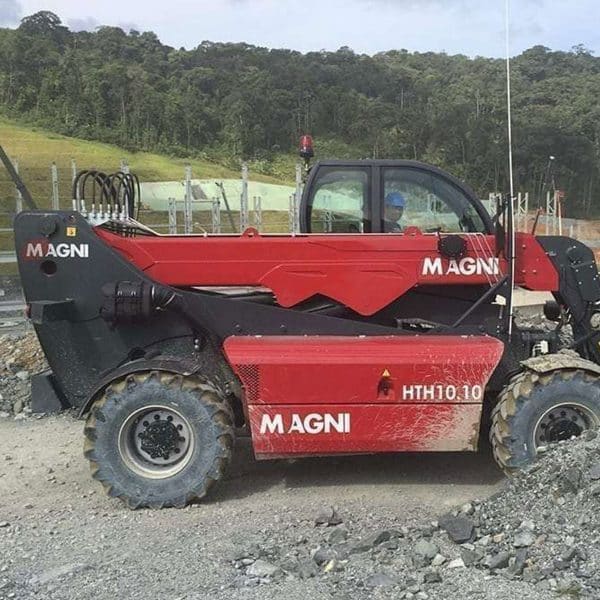 magni telescopic loader hth 10.10 in lateral use